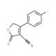 4-(4-Fluorophenyl)-2-oxo-2,5-dihydro-3-furancarbonitrile (CAS 50691-04-8) - chemical structure image