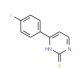 4-(4-Fluorophenyl)-2-pyrimidinethiol (CAS 155957-43-0) - chemical structure image