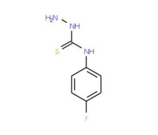 4-(4-Fluorophenyl)-3-thiosemicarbazide (CAS 330-94-9) - chemical structure image