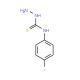 4-(4-Fluorophenyl)-3-thiosemicarbazide (CAS 330-94-9) - chemical structure image