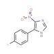 4-(4-fluorophenyl)-5-nitro-1H-imidazole - chemical structure image