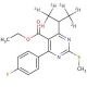[4-(4-Fluorophenyl)-6-(1-methylethyl)-2-(methylsulfinyl)-5-pyrimidinyl]-ethyl Ester-d6 (CAS 1189487-47-5) - chemical structur