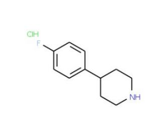 4-(4-Fluorophenyl)-piperidine HCl (CAS 6716-98-9) - chemical structure image