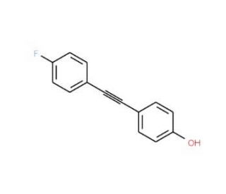 4-(4-Fluorophenylethynyl)phenol (CAS 197770-48-2) - chemical structure image