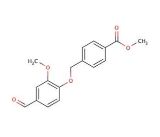 4-(4-Formyl-2-methoxy-phenoxymethyl)-benzoic acid methyl ester - chemical structure image