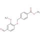 4-(4-Formyl-2-methoxy-phenoxymethyl)-benzoic acid methyl ester - chemical structure image