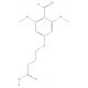 4-(4-Formyl-3,5-dimethoxyphenoxy)butyric acid - chemical structure image