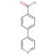 4-(4-Formylphenyl)pyridine (CAS 99163-12-9) - chemical structure image