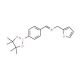 4-(4-Furfuryliminomethyl)benzeneboronic acid pinacol ester (CAS 1218790-46-5) - chemical structure image