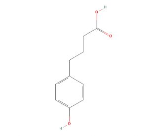 4-(4-Hydroxyphenyl) butyric acid (CAS 7021-11-6) - chemical structure image