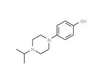 4-(4-Isopropyl-piperazin-1-yl)-phenol (CAS 67914-97-0) - chemical structure image