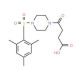 4-[4-(mesitylsulfonyl)piperazin-1-yl]-4-oxobutanoic acid - chemical structure image