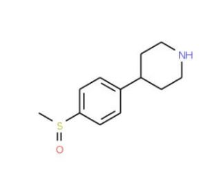 4-(4-Methanesulfinylphenyl)-piperidine (CAS 161610-00-0) - chemical structure image