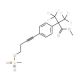 4-[4-(Methanesulfonyloxy)-1-butynyl]-α,α-di(methyl-d3)benzeneacetic Acid, Methyl Ester (CAS 1020719-58-7) - chemical structur