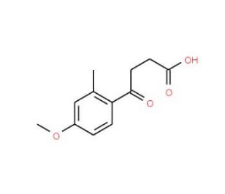 4-(4-Methoxy-2-methyl-phenyl)-4-oxo-butyric acid (CAS 67405-48-5) - chemical structure image