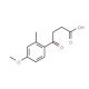 4-(4-Methoxy-2-methyl-phenyl)-4-oxo-butyric acid (CAS 67405-48-5) - chemical structure image