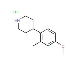 4-(4-Methoxy-2-methylphenyl)piperidinehydrochloride - chemical structure image