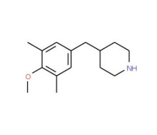 4-(4-Methoxy-3,5-dimethyl-benzyl)-piperidine (CAS 955314-89-3) - chemical structure image