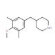 4-(4-Methoxy-3,5-dimethyl-benzyl)-piperidine (CAS 955314-89-3) - chemical structure image