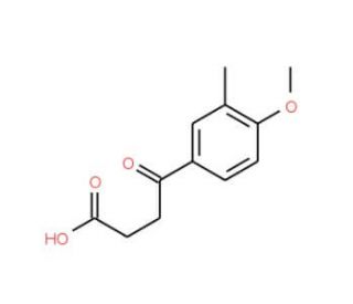 4-(4-Methoxy-3-methyl-phenyl)-4-oxo-butyric acid (CAS 33446-14-9) - chemical structure image