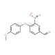 4-(4-Methoxy-phenoxy)-3-nitro-benzaldehyde (CAS 15962-63-7) - chemical structure image