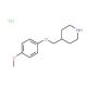 4-(4-Methoxy-phenoxymethyl)-piperidinehydrochloride - chemical structure image