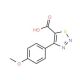 4-(4-Methoxy-phenyl)-[1,2,3]thiadiazole-5-carboxylic acid - chemical structure image