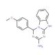 4-(4-Methoxy-phenyl)-1,4-dihydro-benzo[4,5]imidazo[1,2-a][1,3,5]triazin-2-ylamine - chemical structure image