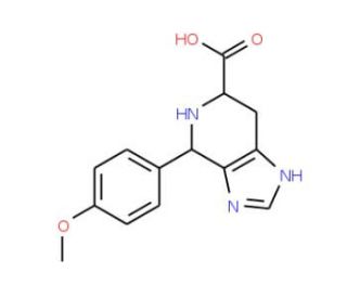 4-(4-Methoxy-phenyl)-4,5,6,7-tetrahydro-1H-imidazo[4,5-c]pyridine-6-carboxylic acid - chemical structure image