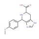 4-(4-Methoxy-phenyl)-4,5,6,7-tetrahydro-1H-imidazo[4,5-c]pyridine-6-carboxylic acid - chemical structure image