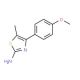 4-(4-Methoxy-phenyl)-5-methyl-thiazol-2-ylamine (CAS 105512-88-7) - chemical structure image