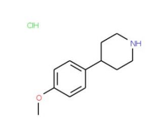 4-(4-Methoxy-phenyl)-piperidine hydrochloride - chemical structure image