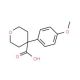 4-(4-Methoxy-phenyl)-tetrahydro-pyran-4-carboxylic acid (CAS 3648-58-6) - chemical structure image
