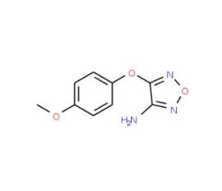 4-(4-methoxyphenoxy)-1,2,5-oxadiazol-3-amine - chemical structure image