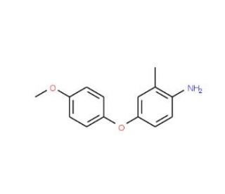 4-(4-Methoxyphenoxy)-2-methylaniline - chemical structure image