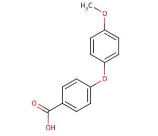 4-(4-Methoxyphenoxy)benzoic acid (CAS 3525-22-2) - chemical structure image