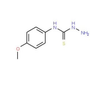 4-(4-Methoxyphenyl)-3-thiosemicarbazide (CAS 40207-03-2) - chemical structure image