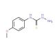 4-(4-Methoxyphenyl)-3-thiosemicarbazide (CAS 40207-03-2) - chemical structure image
