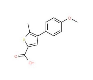 4-(4-methoxyphenyl)-5-methylthiophene-2-carboxylic acid - chemical structure image