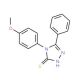 4-(4-methoxyphenyl)-5-phenyl-4H-1,2,4-triazole-3-thiol (CAS 63279-75-4) - chemical structure image