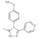 4-(4-methoxyphenyl)-5-pyridin-4-yl-4H-1,2,4-triazole-3-thiol - chemical structure image