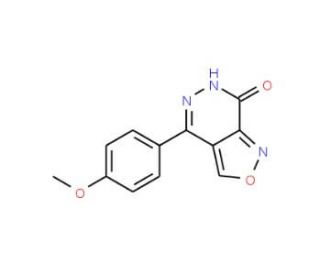 4-(4-Methoxyphenyl)isoxazolo[3,4-d]pyridazin-7(6H)-one - chemical structure image