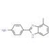 4-(4-Methyl-1H-benzoimidazol-2-yl)-phenylamine (CAS 123405-51-6) - chemical structure image
