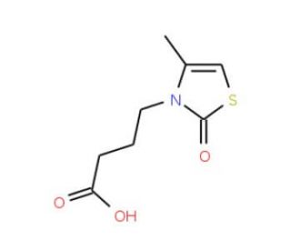 4-(4-methyl-2-oxo-1,3-thiazol-3(2H)-yl)butanoic acid - chemical structure image