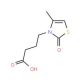 4-(4-methyl-2-oxo-1,3-thiazol-3(2H)-yl)butanoic acid - chemical structure image