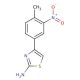 4-(4-methyl-3-nitrophenyl)-1,3-thiazol-2-amine (CAS 675602-95-6) - chemical structure image