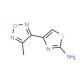 4-(4-Methyl-furazan-3-yl)-thiazol-2-ylamine - chemical structure image