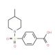 4-(4-Methyl-piperidine-1-sulfonyl)-benzoic acid - chemical structure image