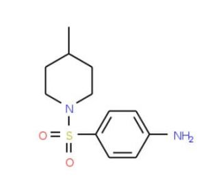 4-(4-Methyl-piperidine-1-sulfonyl)-phenylamine (CAS 314285-39-7) - chemical structure image