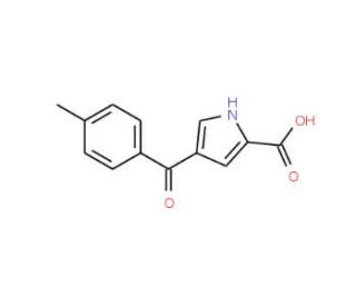 4-(4-Methylbenzoyl)-1H-pyrrole-2-carboxylic acid - chemical structure image